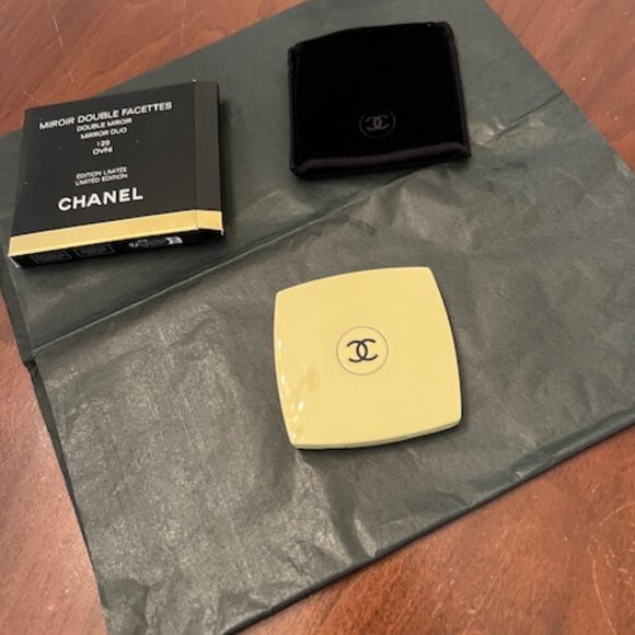 NEW CHANEL DOUBLE FACETTE MIRROR LIMITED EDITION COLOR 129 OVNI - Picture 1 of 4